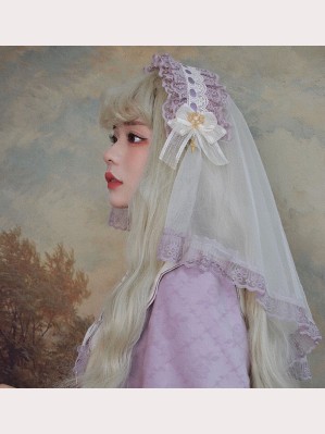Blossom Cross Lolita Veil by Alice Girl (AGL21A)